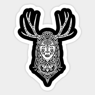 Freya, Norse Goddess of Beauty, Love and Fertility Sticker